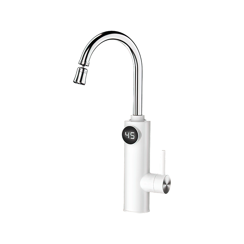 SS-02-34 360 Degree Rotatable pipe electric hot water tap kitchen
