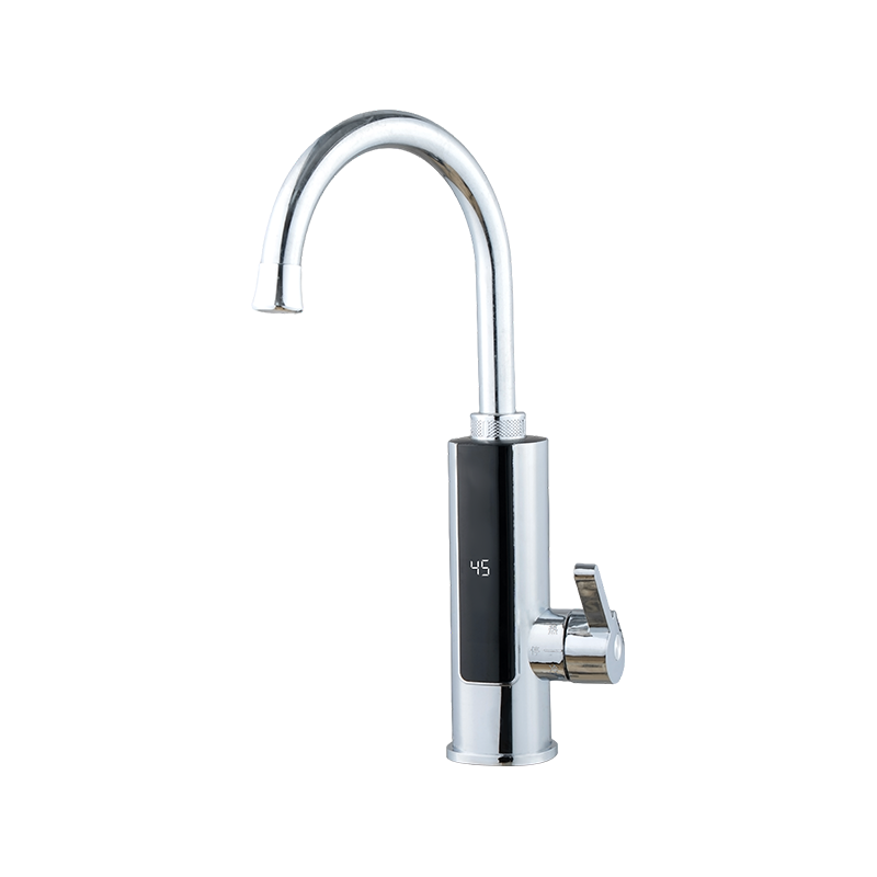 SS-04-34 electroplate silver ABS electric instant hot water heater tap