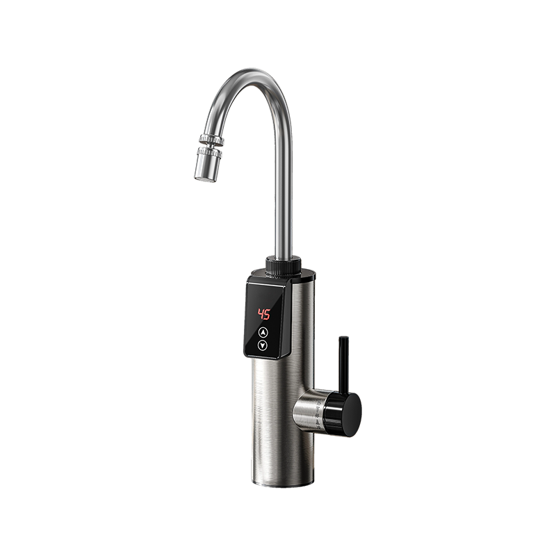 BS-09-34 stainless steel temperature-adjustable instant electric hot water faucet with thermostat