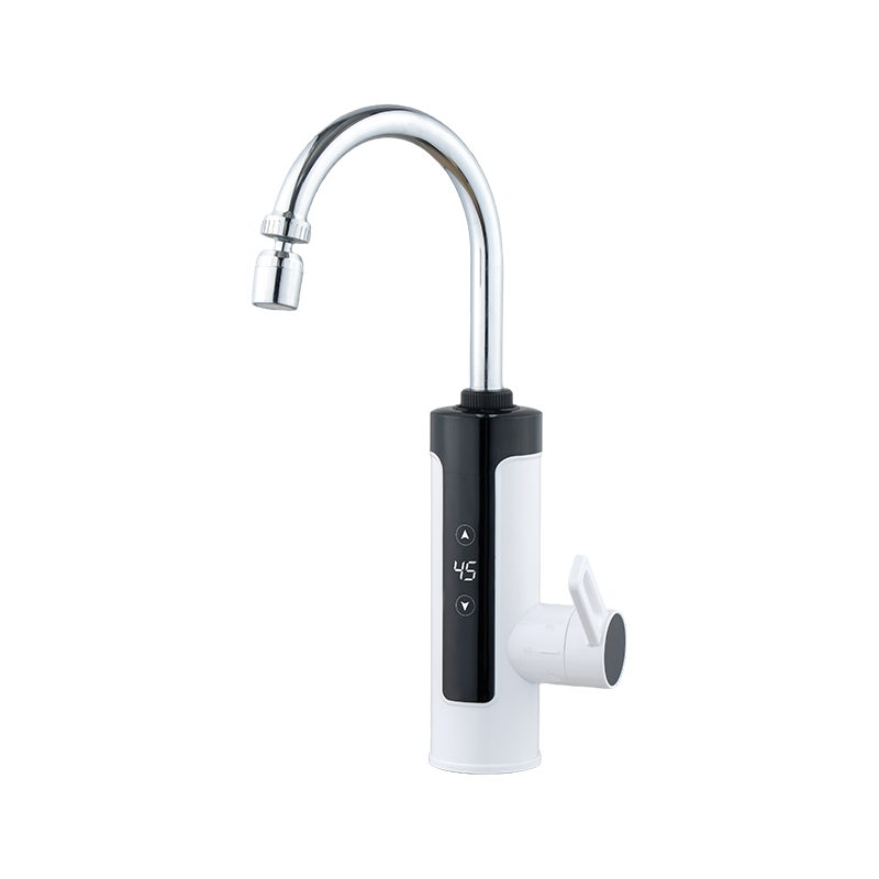 SS-10-34 Thermostatic large LED display instant hot water heater faucet